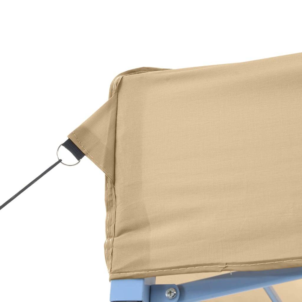 Barnum Pliant 2x2 m Acier Tente de Stand Pop-Up pour Marché et Plage Beige – ComfortXL Outdoor Living - Image 7