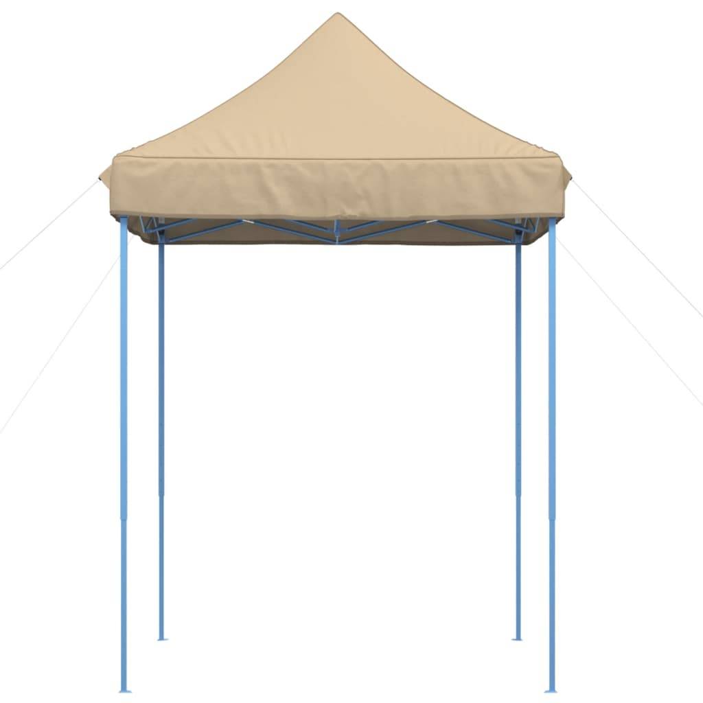 Barnum Pliant 2x2 m Acier Tente de Stand Pop-Up pour Marché et Plage Beige – ComfortXL Outdoor Living - Image 3