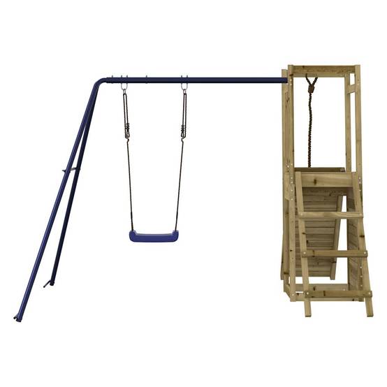 Aire de jeux d'extérieur - Jeu Plein air enfant bois de pin imprégné-JU1660 - Image 6