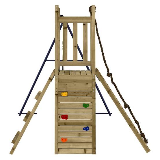 Aire de jeux d'extérieur - Jeu Plein air enfant bois de pin imprégné-JU1660 - Image 4