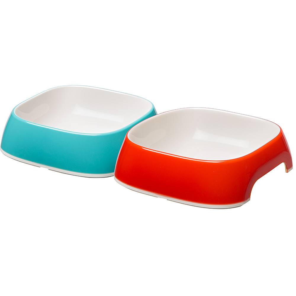 Ferplast - Ferplast Gamelle pour chat Glam - Gamelle à nourriture et à eau pour chat en plastique à la mode, antidérapant, facile à nettoyer, 0,2 litre, Rouge - Image 6