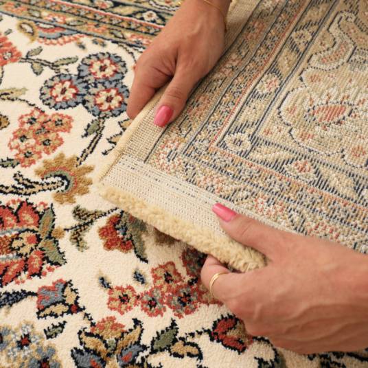Decoweb - Tapis traditionnel floral - Mamie in love - Corail doux - 200 x 290 cm - Decoweb - Image 4