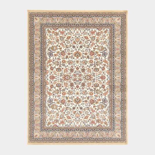 Decoweb - Tapis traditionnel floral - Mamie in love - Corail doux - 200 x 290 cm - Decoweb - Image 1