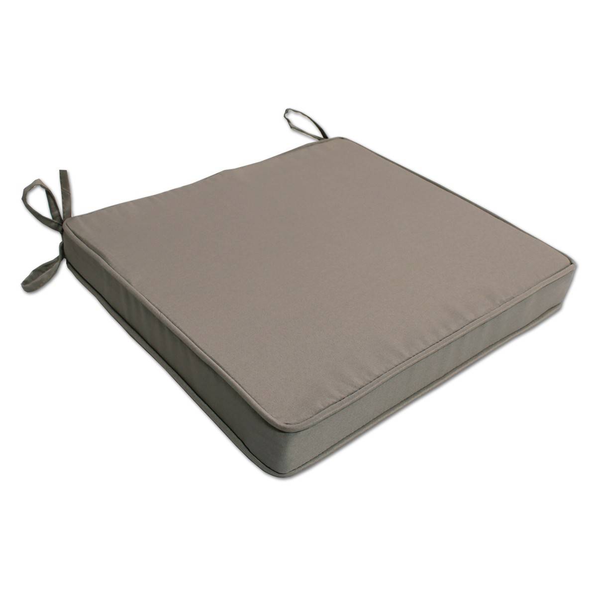 Teck'Attitude - Coussin taupe pour chaises et fauteuils pliants - TECK'Attitude - Image 1