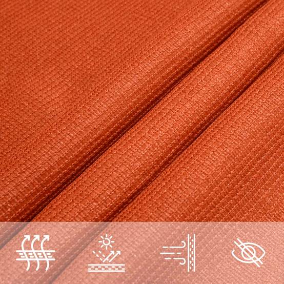 Voile d'ombrage PEHD orange 3 x 5 m 160 g/m² - PANGIVO - Image 5