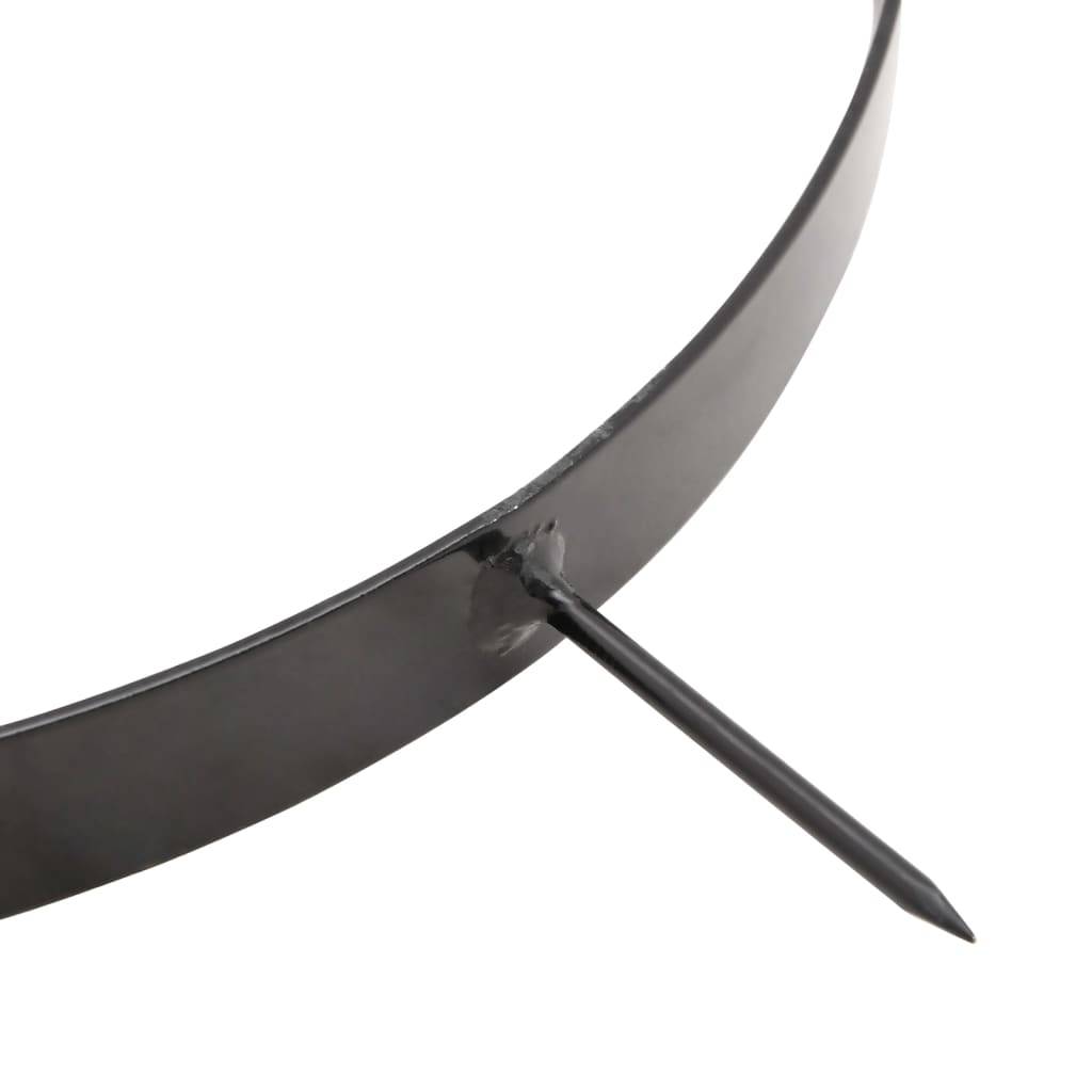 Vidaxl - Rouleau de jardin et de pelouse à tirer avec pinces aérateur noir 63 L en fer vidaXL 3308005 - Image 5