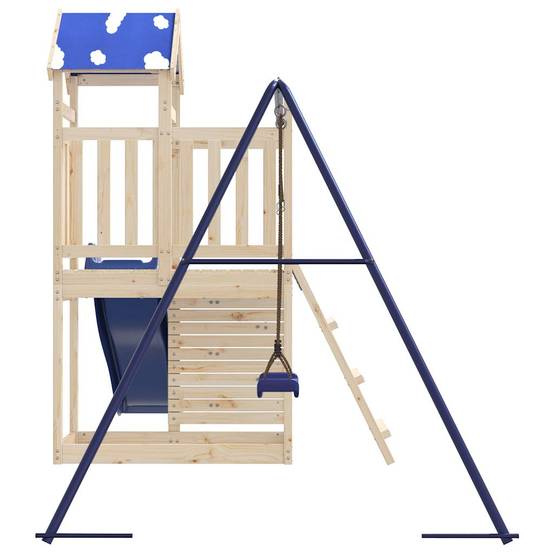 Aire de jeux d'extérieur - Jeu Plein air enfant bois de pin massif-JU1659 - Image 6