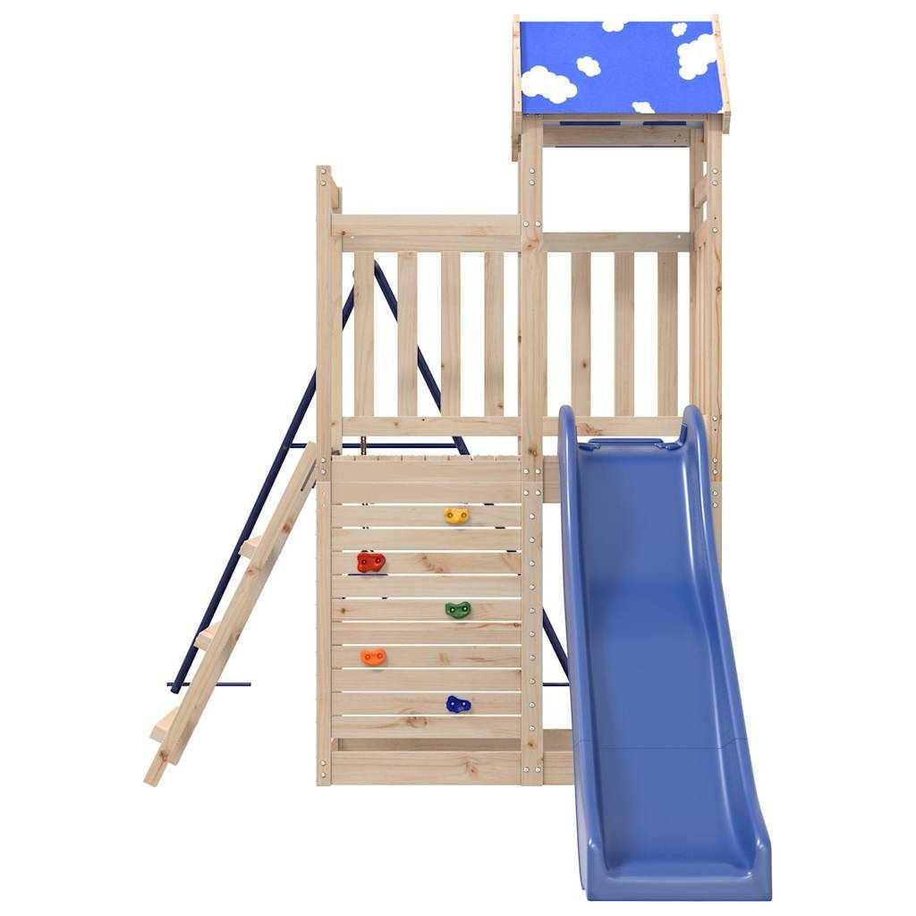 Aire de jeux d'extérieur - Jeu Plein air enfant bois de pin massif-JU1659 - Image 5