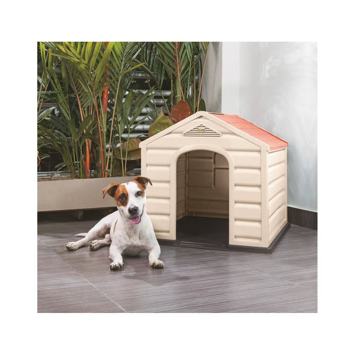 Niche pour Chien 68 X 61 X 58 CM Polypropylène Confort thermique PUPPY - Image 2
