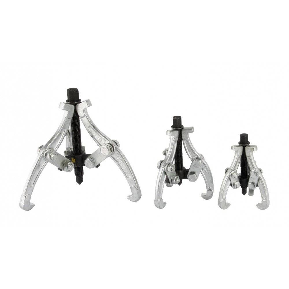 Euro Vanadium - Extracteur 3 griffes avec prise intérieure extérieure - Lot de 3