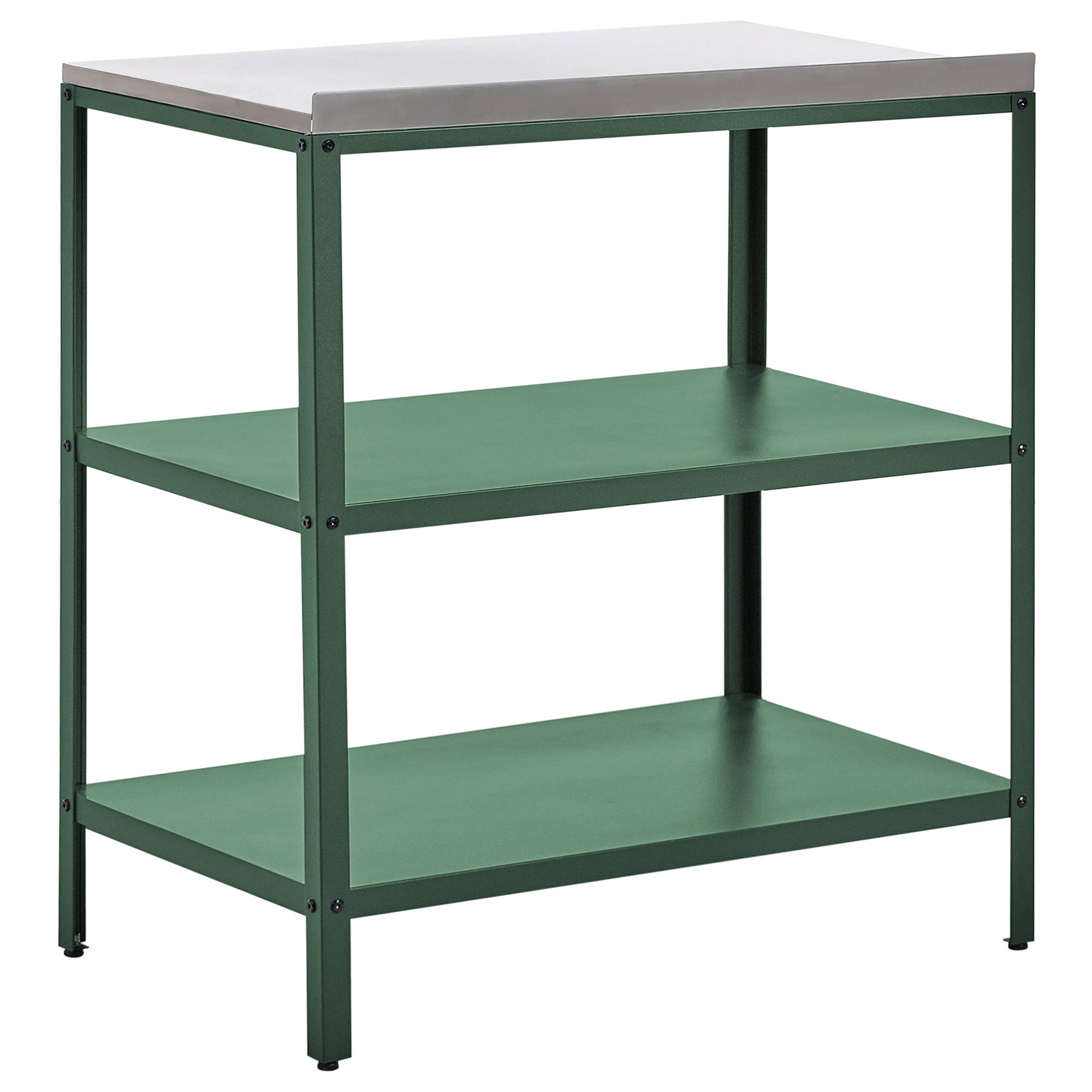 Beliani - Cuisine de jardin Acier Vert VILAMA - 80x50x44- Beliani - Image 9