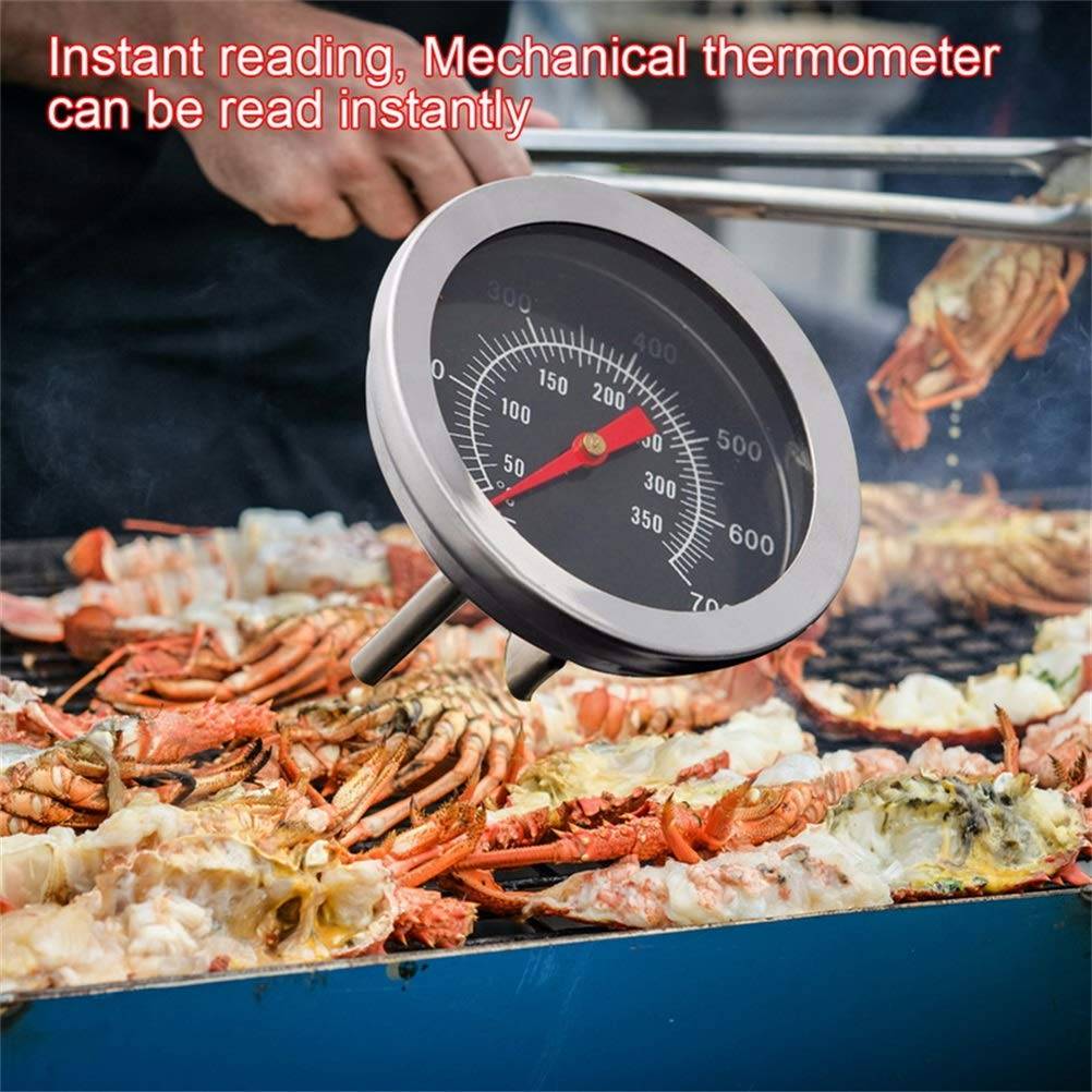 Thermomètre de four en acier inoxydable - Thermomètre de gril/fumée - 50-350 °C, 100-700 °F - 1 article-Lytech - Image 8