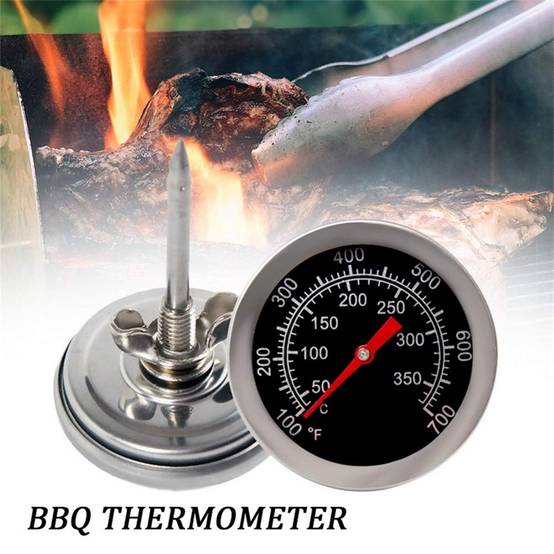 Thermomètre de four en acier inoxydable - Thermomètre de gril/fumée - 50-350 °C, 100-700 °F - 1 article-Lytech - Image 6