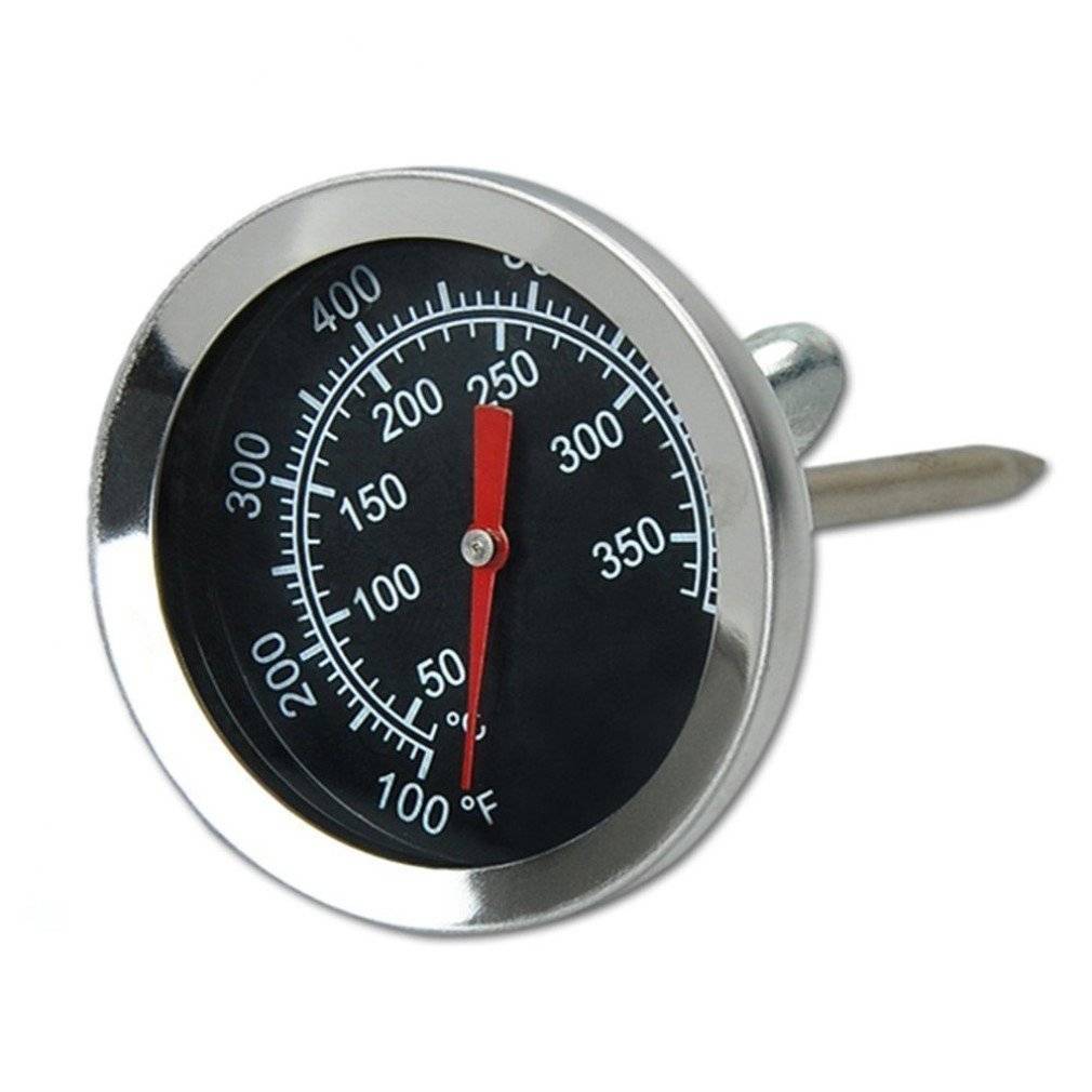 Thermomètre de four en acier inoxydable - Thermomètre de gril/fumée - 50-350 °C, 100-700 °F - 1 article-Lytech - Image 1