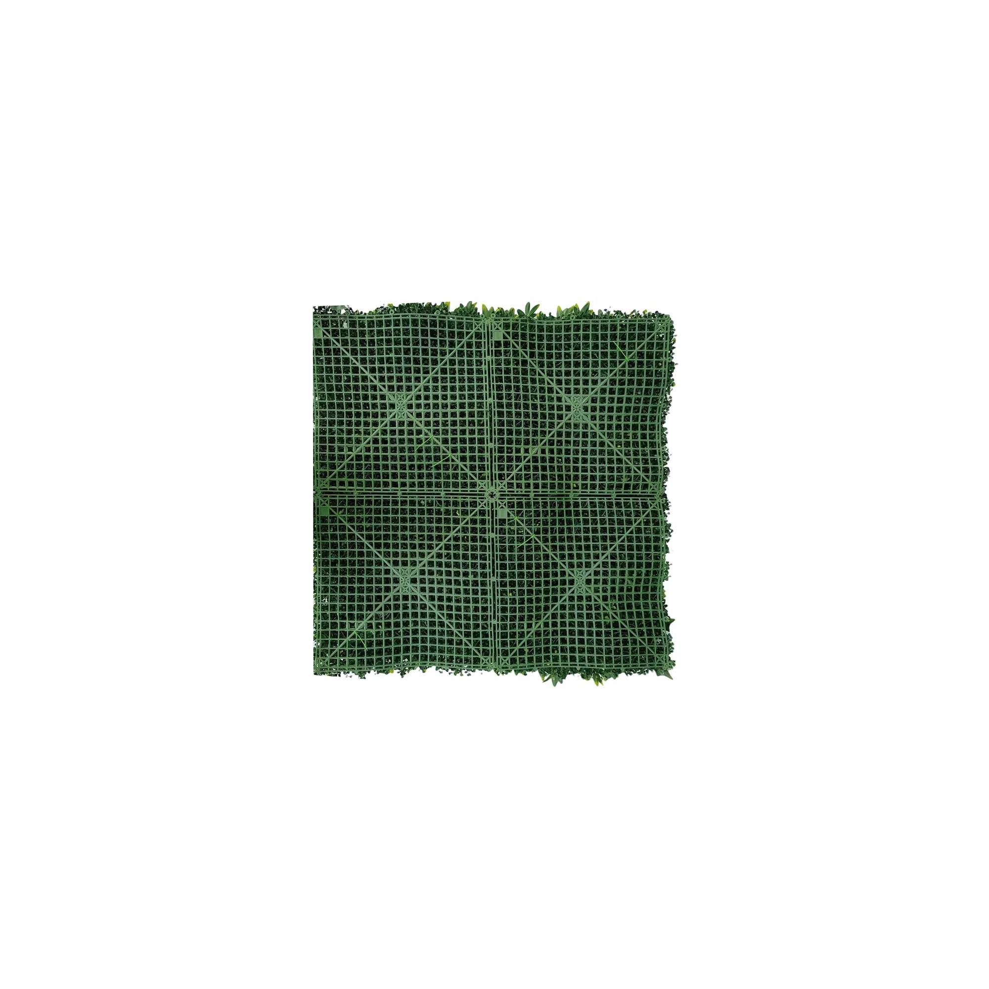 Sans Marque - Mur végétal artificiel - Modèle fleur blanche - Dimensions : 100 x 100 cm - Image 2
