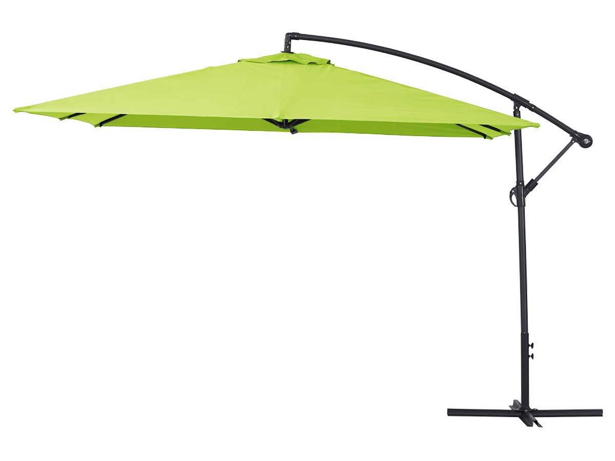 Habitat Et Jardin - Parasol Jardin Déporté  Alu "ilios 3" - Carré - 3 X3 M - Vert -habitat Et Jardin - Image 1