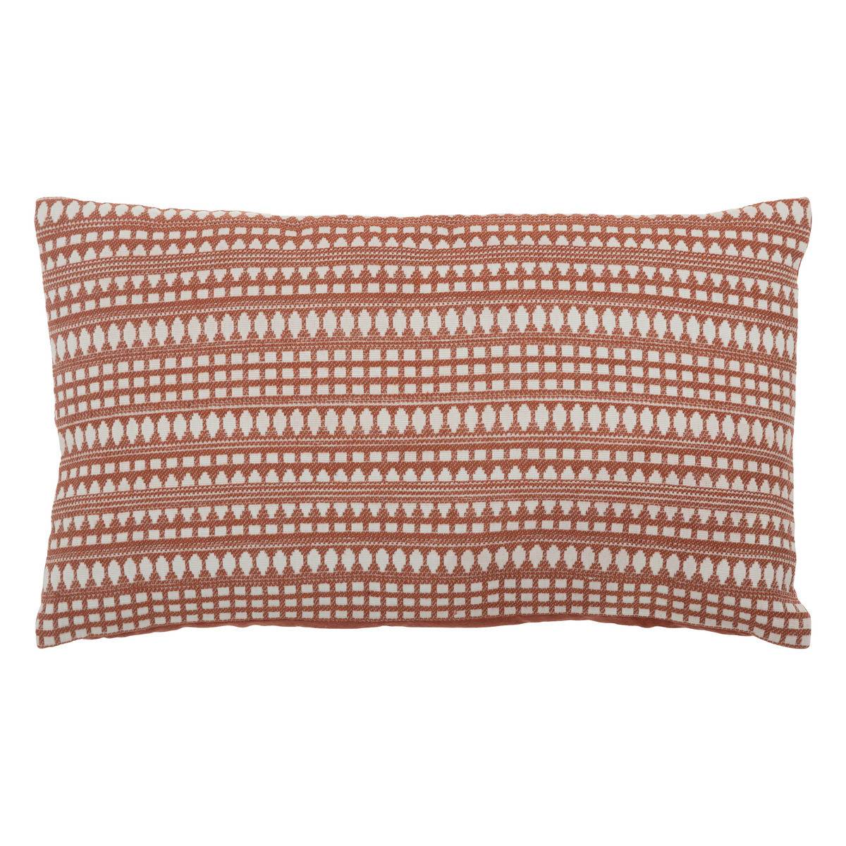 Coussin décoratif Terracotta Jacquard 30 x 50 cm - Image 1