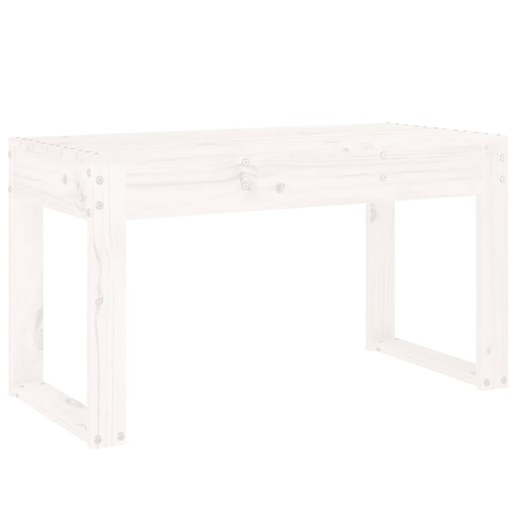 Prolenta Premium - Banc de jardin Blanc 38 X 80 cm - Prolenta Premium - Image 2