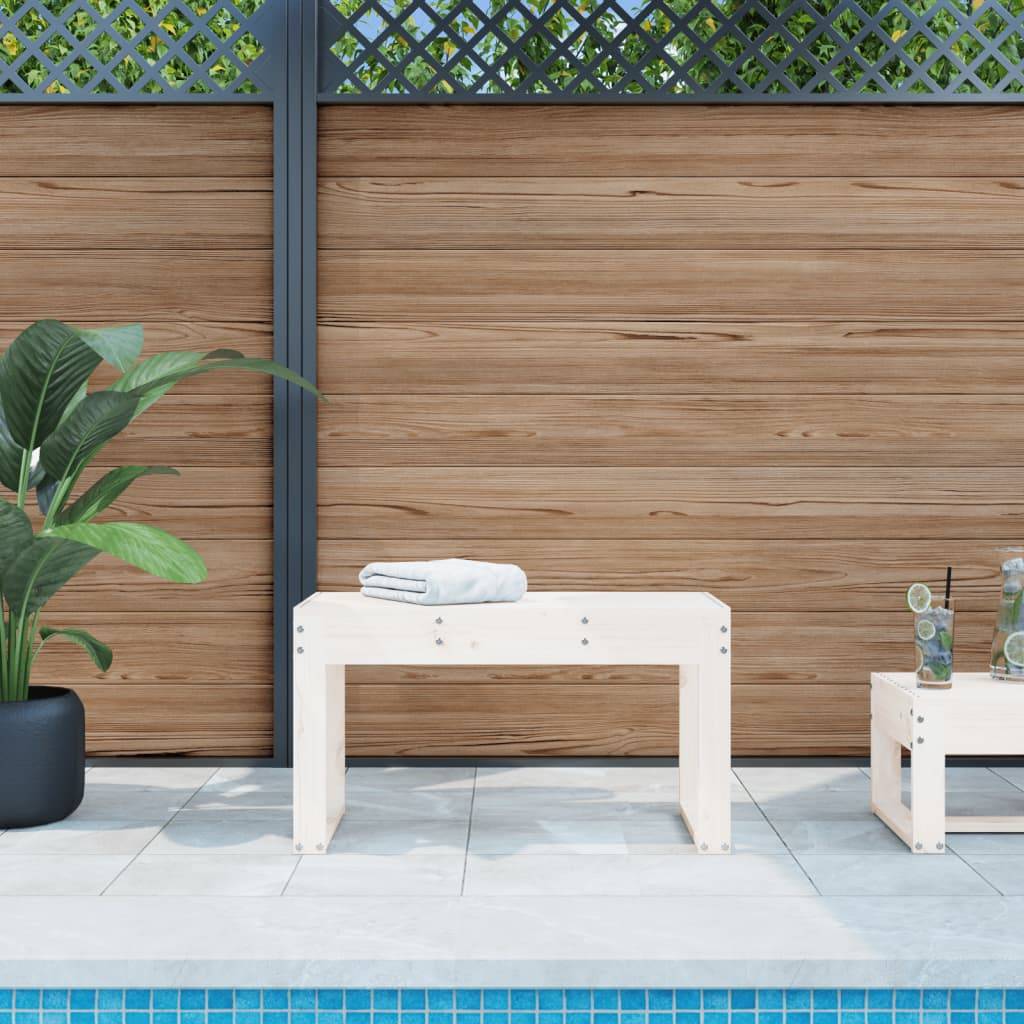 Prolenta Premium - Banc de jardin Blanc 38 X 80 cm - Prolenta Premium