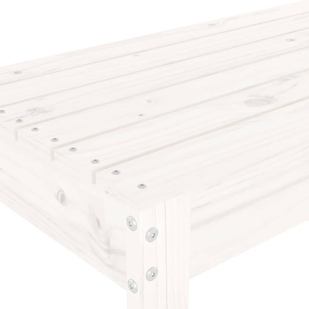 Prolenta Premium - Banc de jardin Blanc 38 X 80 cm - Prolenta Premium - Image 6