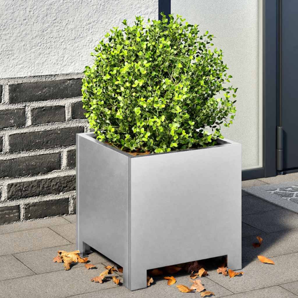 Jardinière | Pot de fleurs | Cache-pot | Bac à fleurs 30x30x30 cm acier galvanisé - Image 2