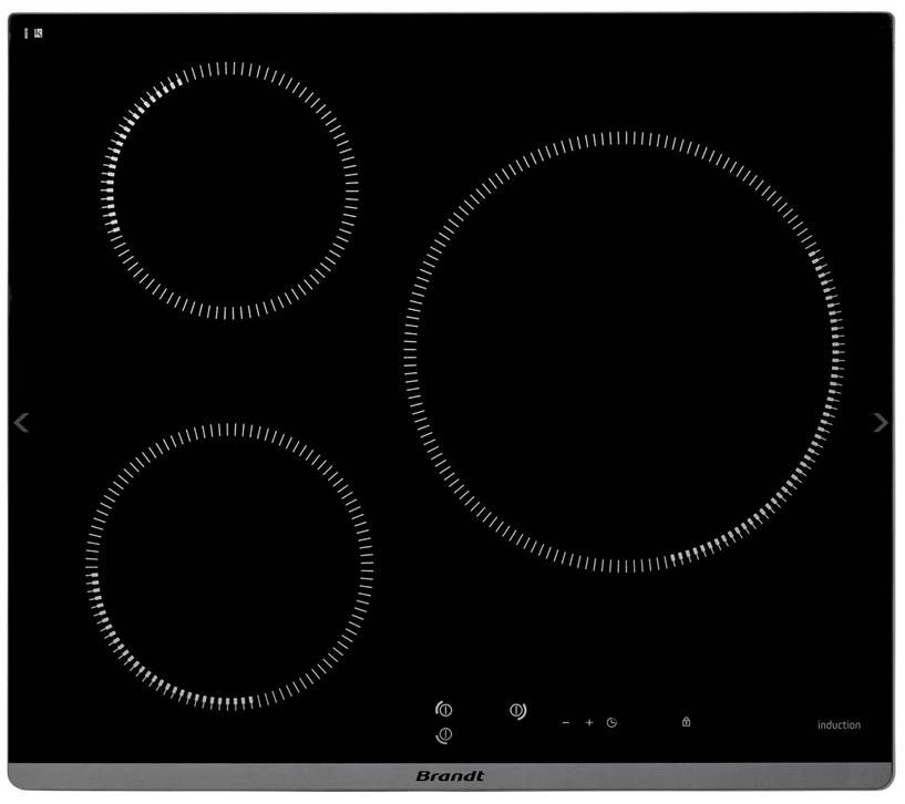 Table de cuisson à induction 60cm 3 feux 7200w BPI6315B Brandt