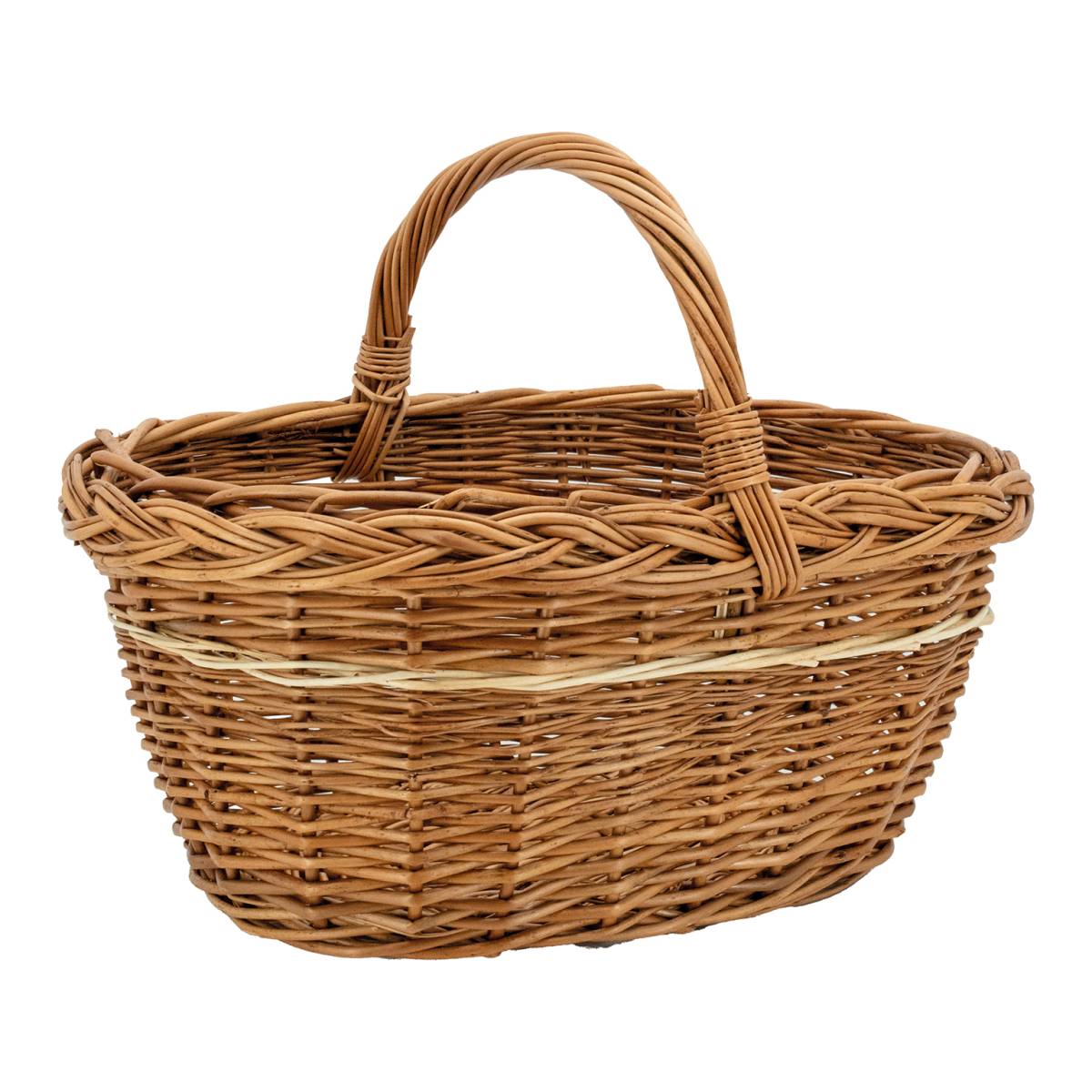 Aubry Gaspard - Panier à provisions en osier Lucette - Image 1