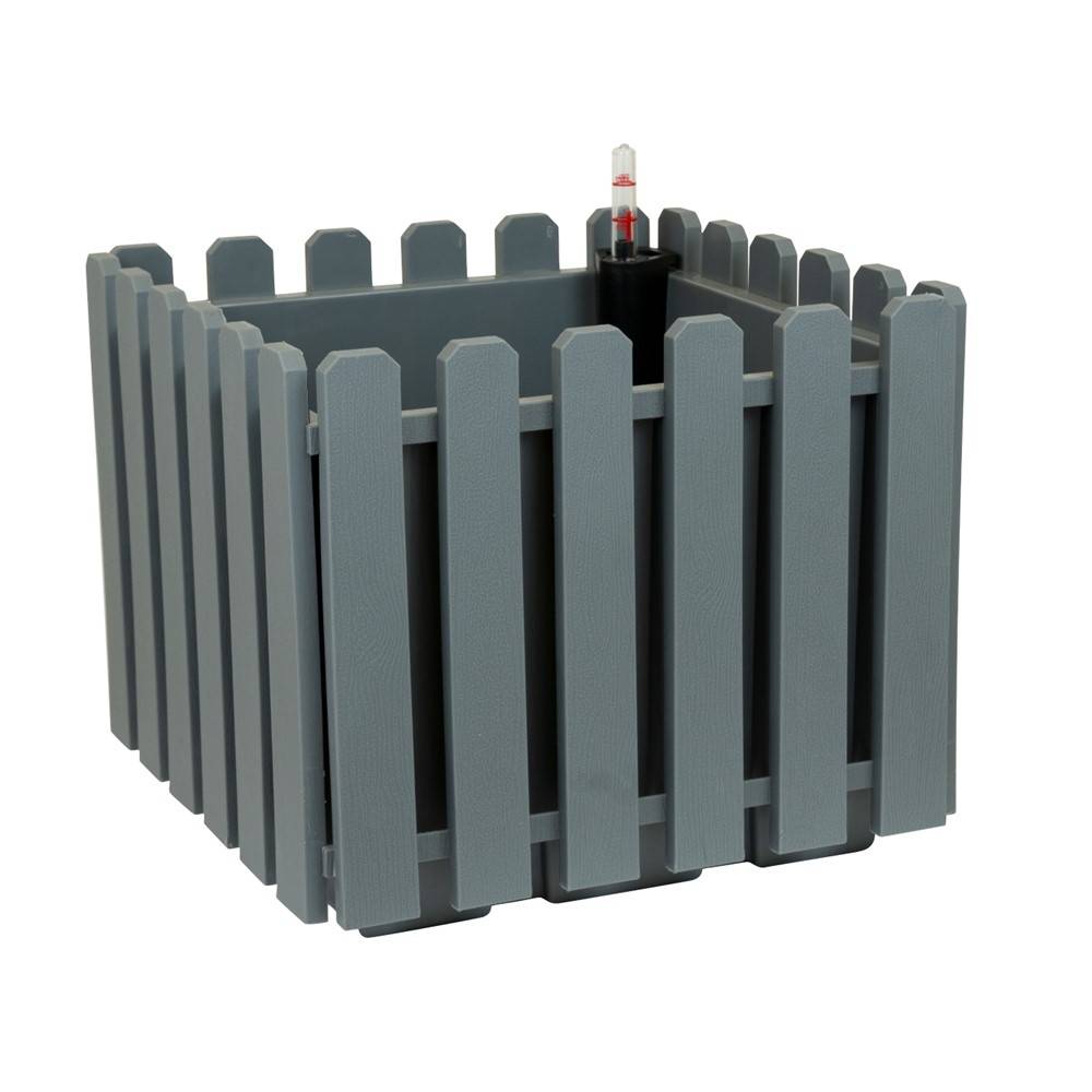 Bac à fleurs auto-arrosant design avec réservoir 2L - TERRE JARDIN - Image 1