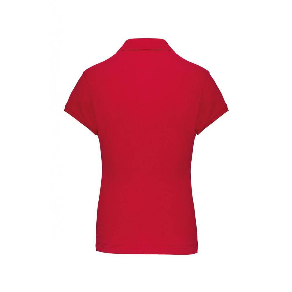 Polo de travail femme Kariban 100% coton Rouge XXL - Image 2