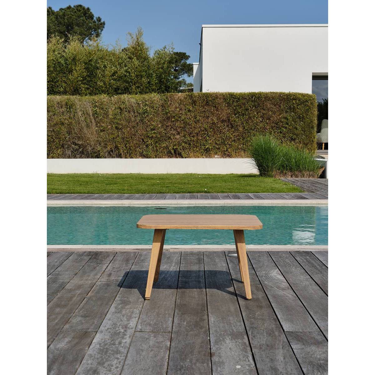Dcb Garden - Salon de Jardin 5 Places "Ibarra" 190cm Naturel & Écru - Image 7