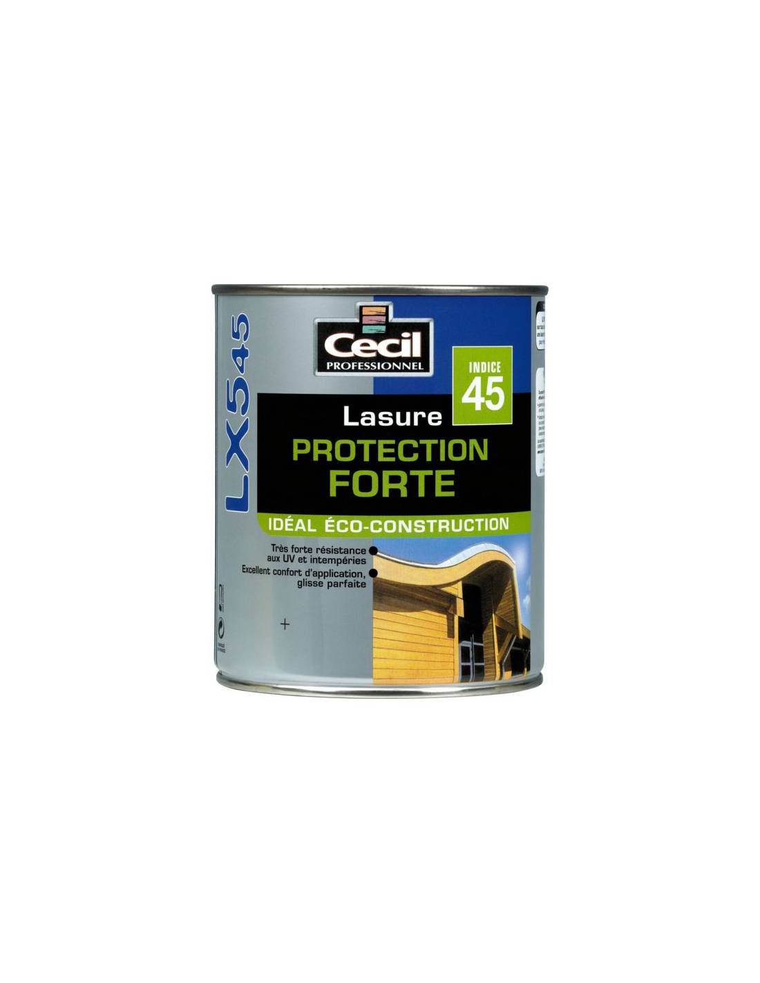 Lasure Protection Forte Lx545 Chêne Doré 5l