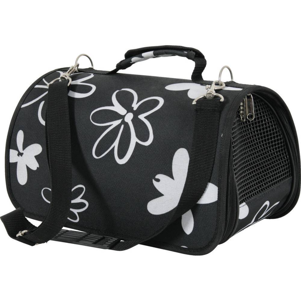 Zolux - Panier de transport Flower L couleur noir pour chat ou chien. max 8 kg - Image 3