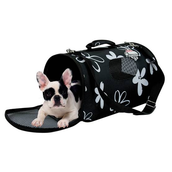 Zolux - Panier de transport Flower L couleur noir pour chat ou chien. max 8 kg - Image 1