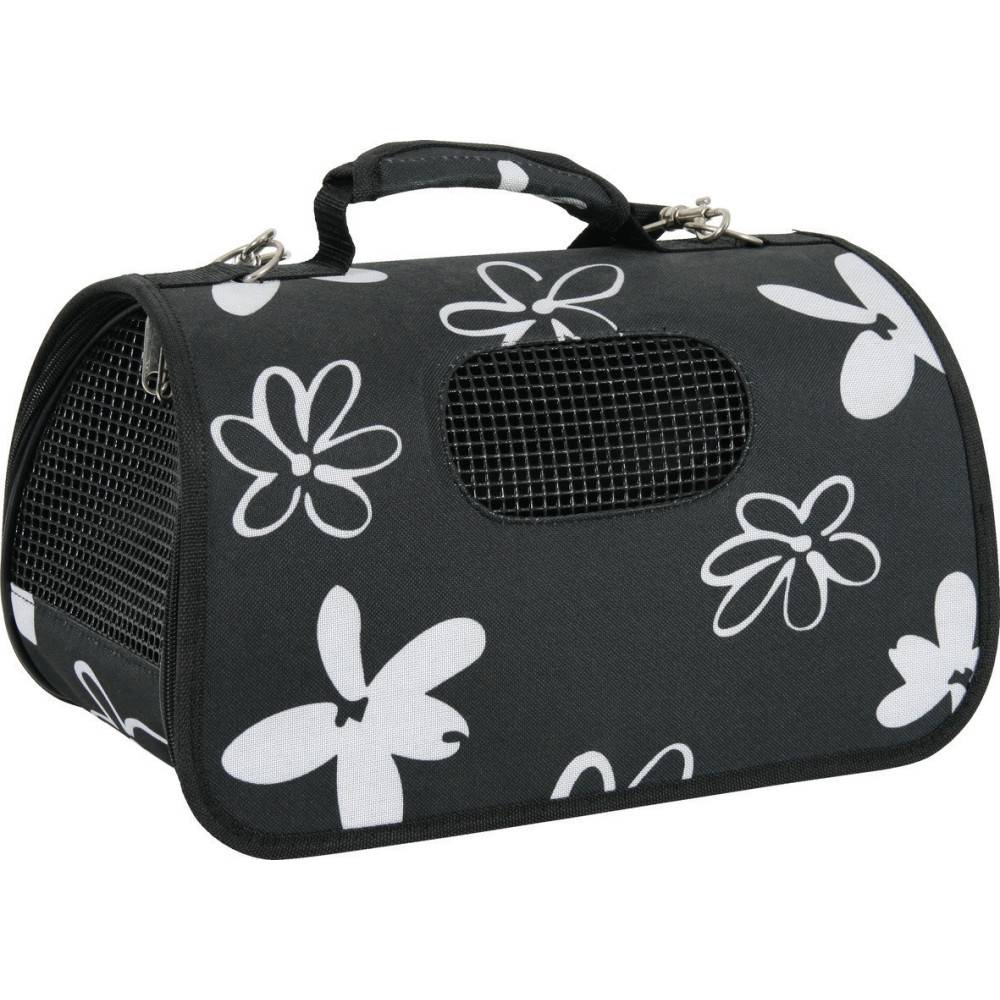 Zolux - Panier de transport Flower L couleur noir pour chat ou chien. max 8 kg - Image 2