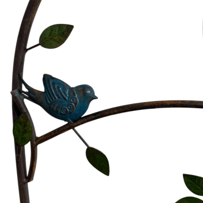 La Grande Prairie - Treillage en fer jardin avec oiseaux 42 x 2 x 130 cm - Image 4