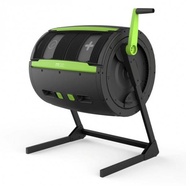 Composteur Rotatif à Double Cellules 245 litres + Chariot - Image 3