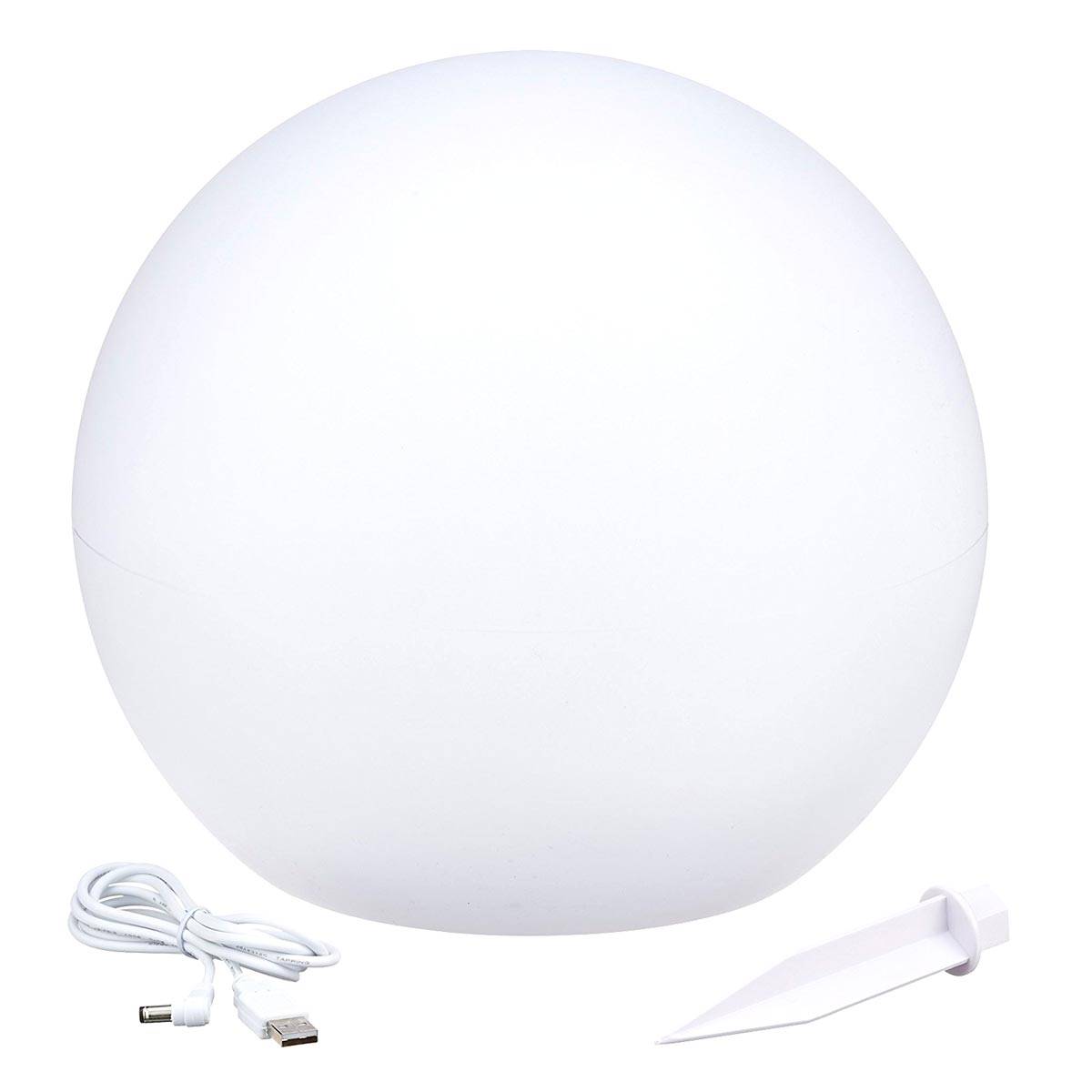 Lumisky - Boule lumineuse solaire multicolore SOLSTY D30cm - Image 1