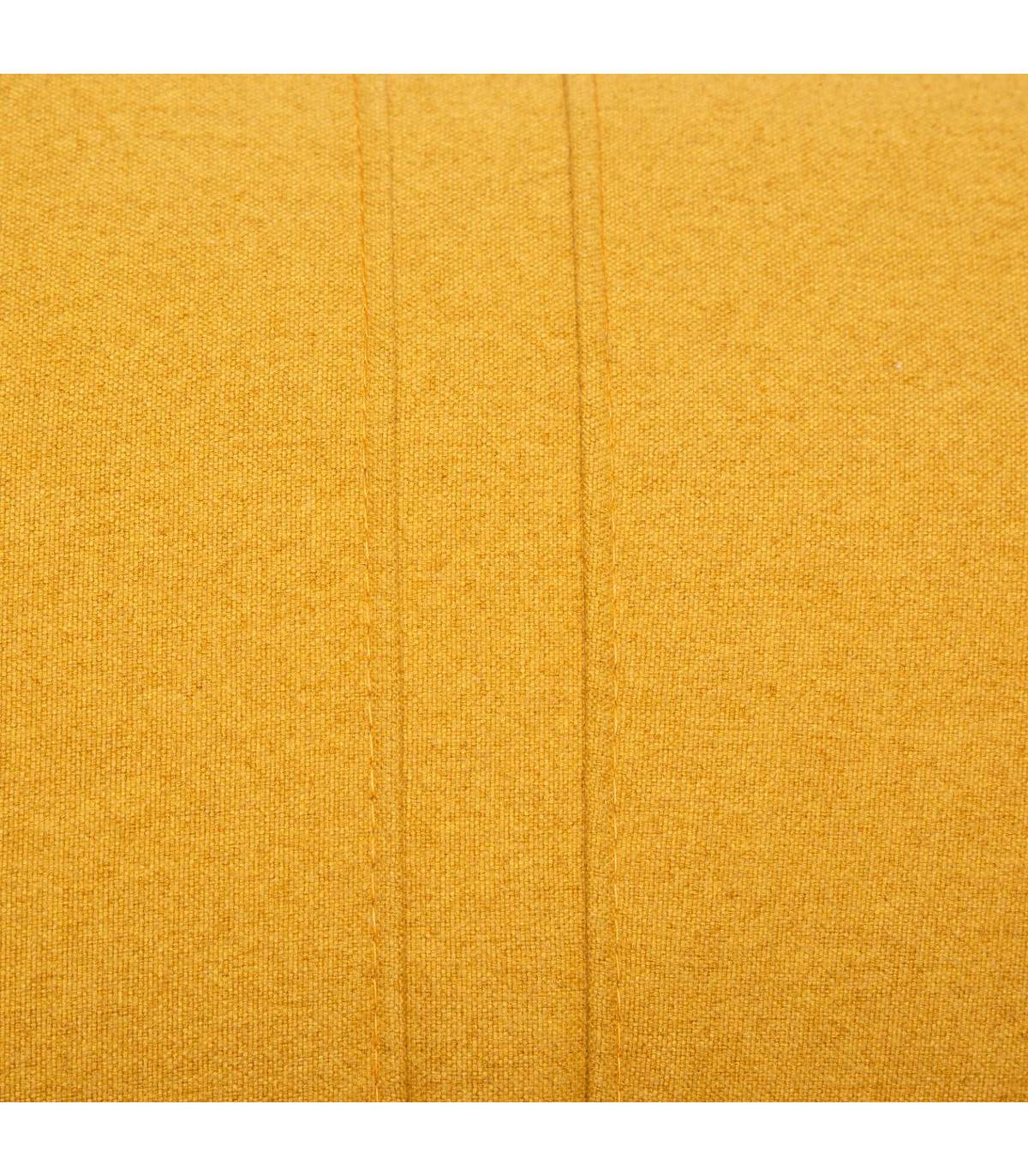 Chauffeuse multi-position 1 Place tissu Jaune Moutarde - Image 4