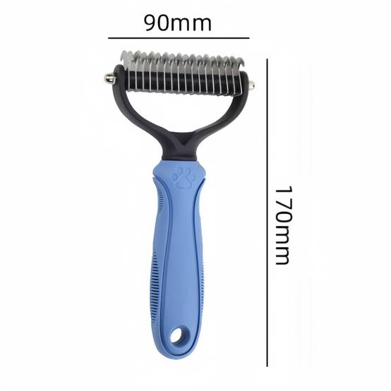 IntiMeg - Brosse de toilettage pour chiens et chats Bleu IntiMeg - Image 5