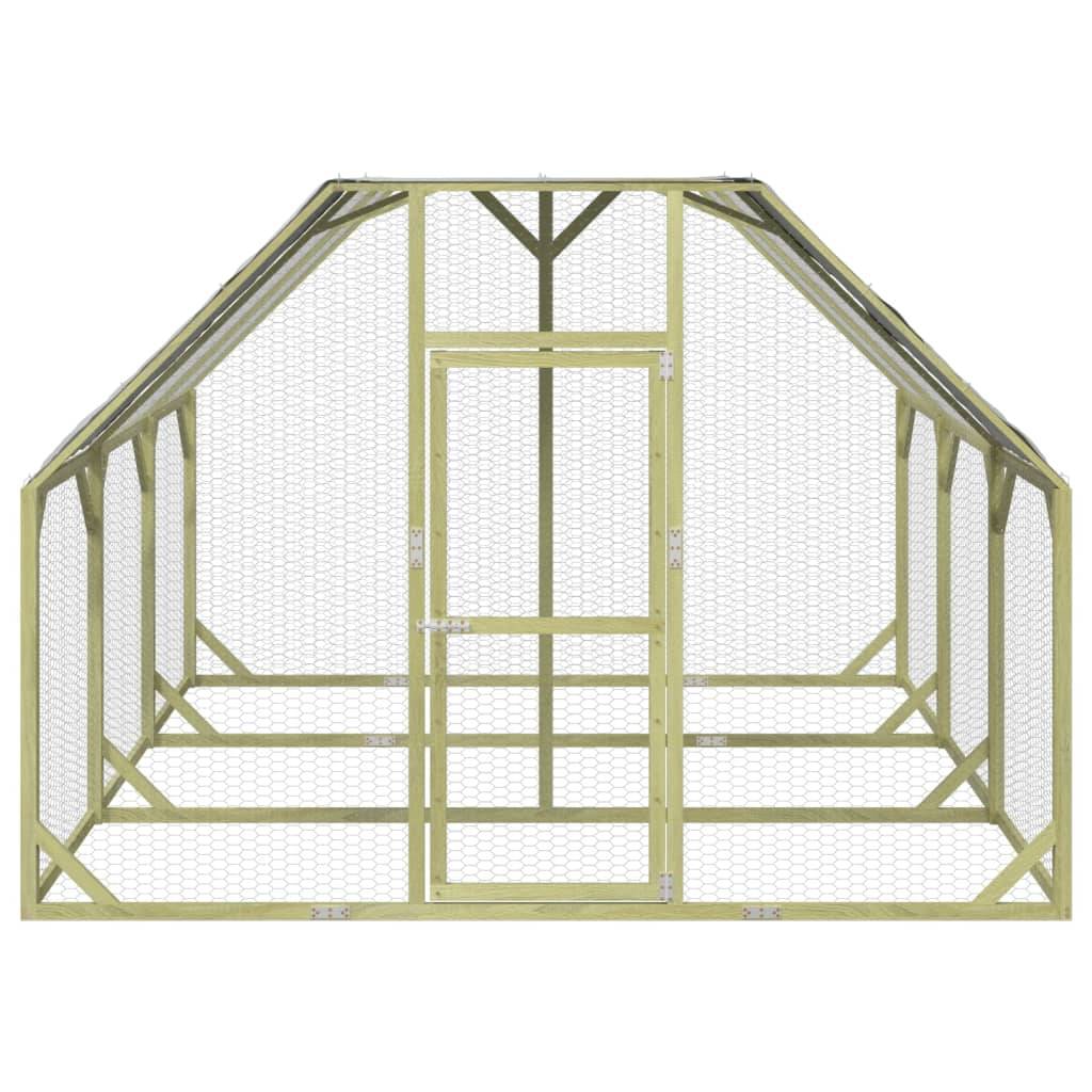 Vidaxl - Poulailler 268x300x190 cm Bois de pin massif imprégné vidaXL 3102989 - Image 8