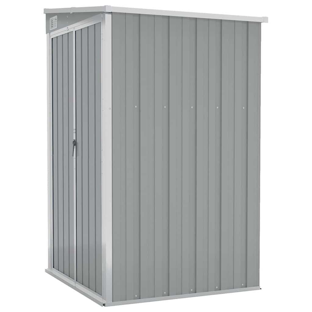Vidaxl - Remise de jardin murale Gris 118x100x178 cm Métal galvanisé vidaXL 316218 - Image 2
