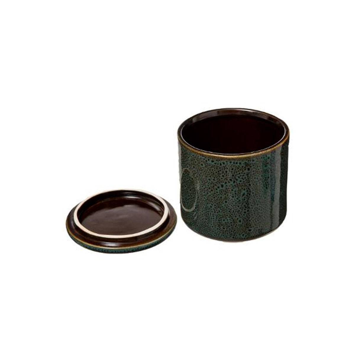 Pot à Coton Design "Green Harmony" 10cm Vert - Image 2