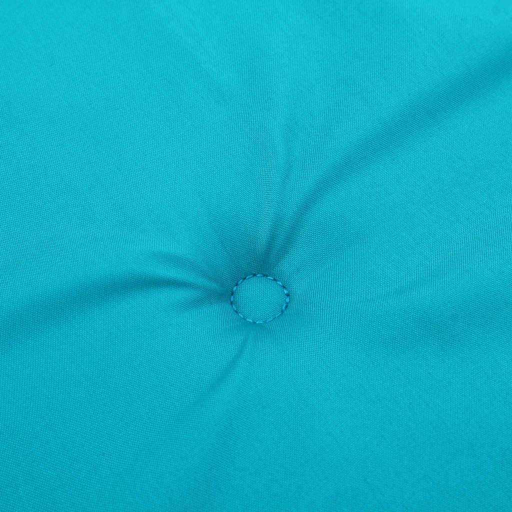 Set de 4 Coussins de Siège Tissu Oxford Résistant à l'eau pour Intérieur Extérieur Turquoise 40x40cm – ComfortXL Outdoor Living - Image 7
