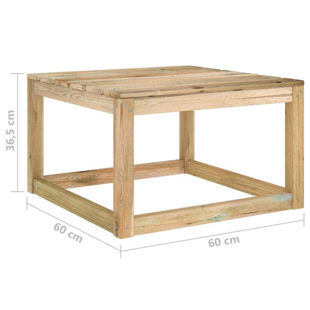 Helloshop26 - Salon de jardin meuble d'extérieur ensemble de mobilier 10 pièces avec coussins bois de pin imprégné - Image 7