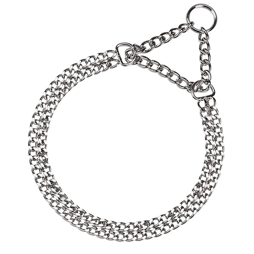 Ferplast - Collier semi-étrangleur chien chiens chaîne acier chromé FERPLAST CHROME CSS - Image 1