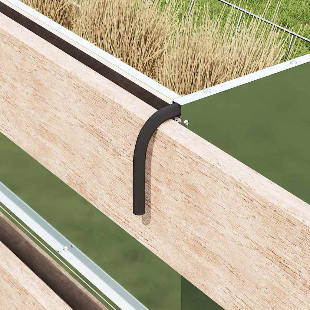 Distributeur Foin Galvanisé 5kg Résistant Rouille Argent - ComfortXL Outdoor Living - Image 4