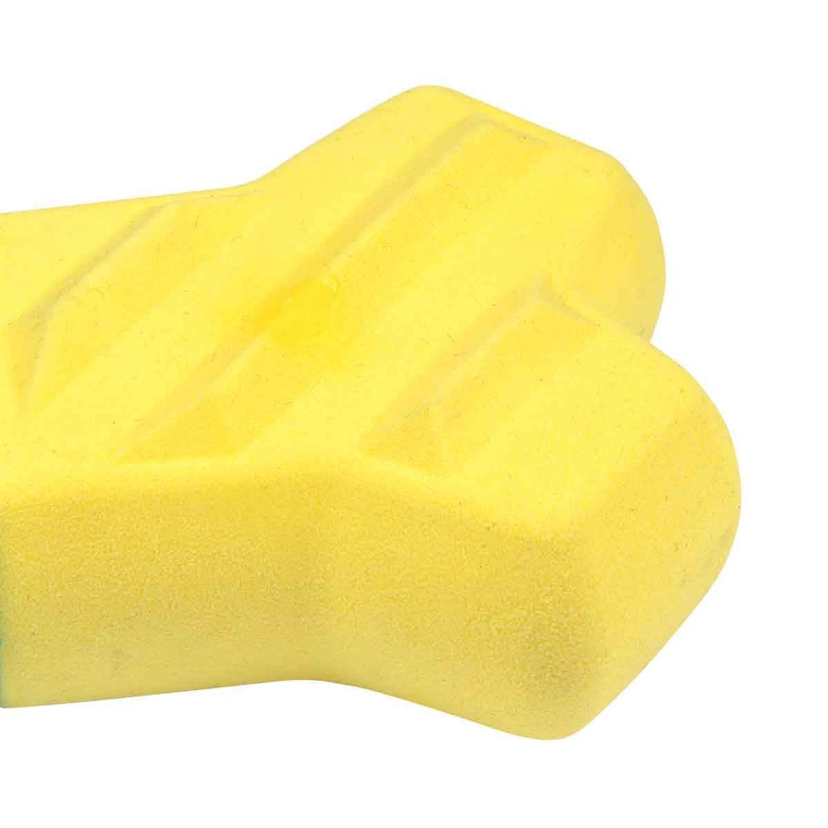 Love Story - Jouet pour Chien Givré "Os" 13cm Bleu & Jaune - Image 3