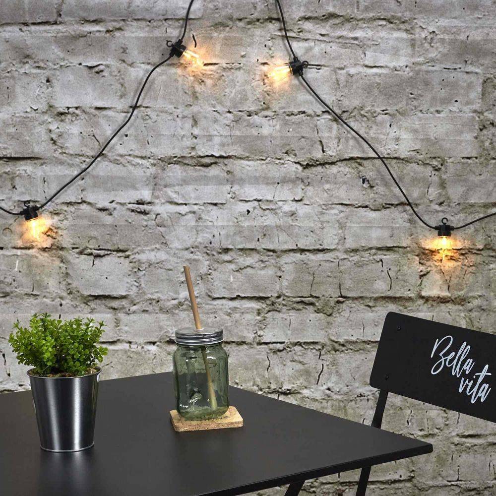 The Home Deco Factory - Guirlande extérieure 10 ampoules LED 4,50 m - Image 2