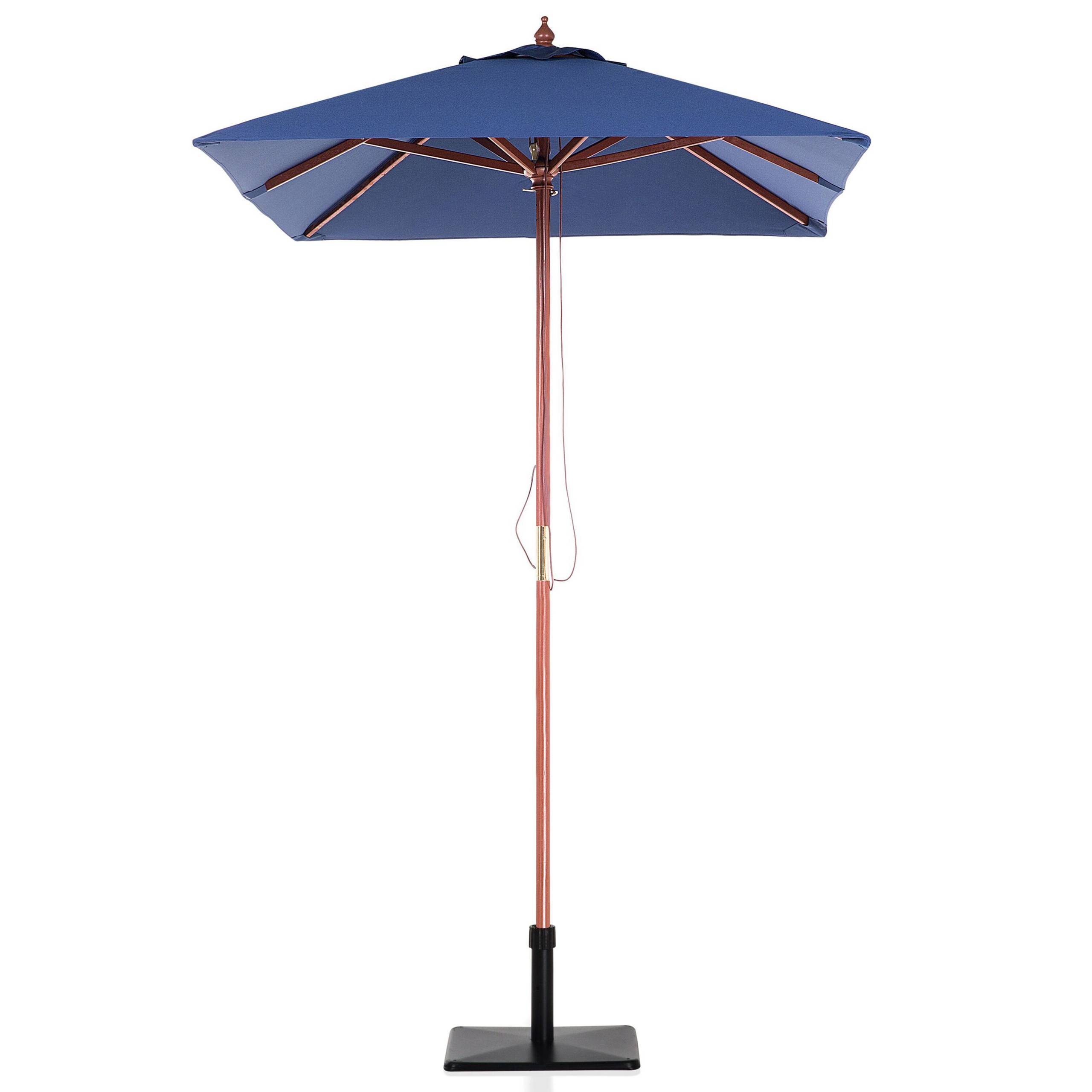 Beliani - Parasol droit Tissu Bleu marine FLAMENCO - Beliani - Image 4