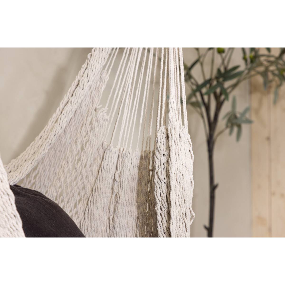 Paris Prix - Fauteuil Suspendu en Tissu "Kalino" 135cm Naturel - Image 8